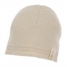 Cappellino in maglia neonato ecru - Natura Pura