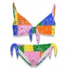 Bikini Gillian Bandanna Round Color Multicolor - Mc2 Saint Barth