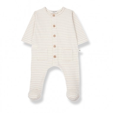 1+ In the Family jumpsuit w/feet blush- 1+ In the Family FLORIAN-Rs-1+inthefamily22