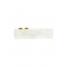 BAND WITH ROSE Stretch jersey Cream -  Monnalisa