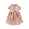 FLAKE DRESS Velvet Pink -  Monnalisa