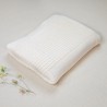 Pattern Knit blanket Ecru - Natura Pura