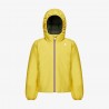 DOUBLE JACKET WITH HOOD P. JACK ECO STRETCH THERMO Yellow/Green - K-Way