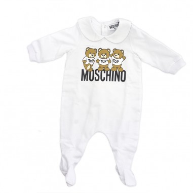Moschino Kids BABYGROW Cream - Moschino MWY037LCA60 10101 Pa-moschino2324