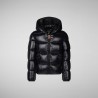 HOODED JACKET Black - SAVE THE DUCK