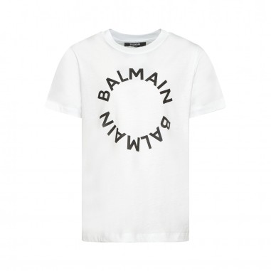 Balmain Kids T-SHIRT Bianco - BALMAIN KIDS BU8R31Z0082100NE-Bi-balmain24