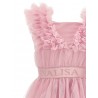 SILK TULLE HAND TIME PARTY DRESS PINK FAIRY TALE - MONNALISA