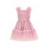 SILK TULLE HAND TIME PARTY DRESS PINK FAIRY TALE - MONNALISA