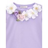 T-SHIRTS WITH FLOWERS WISTERIA - MONNALISA