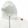 NO DOWN HOODIE JACKET 80GR SAVE THE DUCK WHITE - SAVE THE DUCK