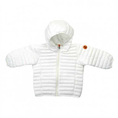 Save The Duck NO DOWN HOODIE JACKET 80GR SAVE THE DUCK WHITE - SAVE THE DUCK I30003X-GIGA1800000-Bi-theduck24