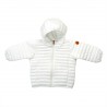 NO DOWN HOODIE JACKET 80GR SAVE THE DUCK WHITE - SAVE THE DUCK