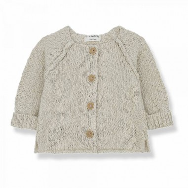 1+ In the Family FILO CARDIGAN Natural - 1+ IN THE FAMILY DANIELAnatural-Be-1+inthe24