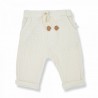 GAUZE TROUSERS IVORY - 1+ IN THE FAMILY